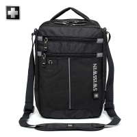 瑞士十字系列 suisswen 韩版潮流单肩包 男士休闲斜挎包 手提包横款单肩包斜挎包商务休闲 SWB026