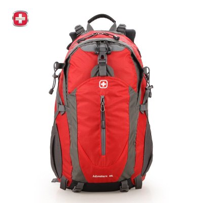 瑞士军刀 男女户外背包登山包骑行旅行背包运动休闲双肩包 40L HW5017