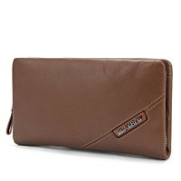 花花公子PLAYBOY手包男士手包头层牛皮手拿包真皮复古手机包韩版商务包PCA1353-4A