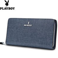 花花公子PLAYBOY手包男士手包时尚韩版手拿包牛皮商务包手抓包大容量手机包钱包PCA1781-4H1