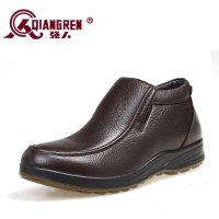 3515强人男士商务休闲保暖羊毛靴9S-3151-1C