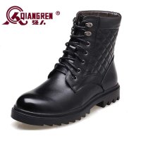 3515强人男士商务休闲保暖羊毛靴9S-3263CG