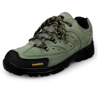 3515强人 情侣户外登山鞋 男女款牛皮透气徒步鞋 橡胶底耐磨旅游鞋 LXA450001