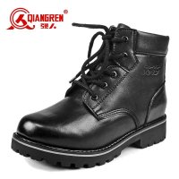 3515强人 女款 时尚休闲 保暖靴 军警羊毛高腰军靴 雪地靴 真皮皮鞋 LC6-13115