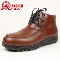 3515强人正品军靴男潮流短筒羊毛棉靴保暖棉鞋高帮鞋