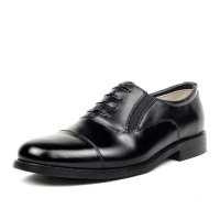 3515强人军鞋 商务休闲男皮鞋男款正装松紧真皮三节头军官皮鞋 CF-08