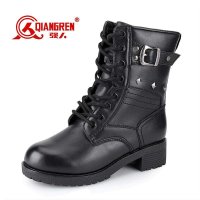 3515强人军靴女式新款羊毛棉靴子潮流时尚休闲牛皮靴 LC8-13029