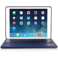 SEENDA iPad Air保护套 iPad Air蓝牙键盘保护套 蓝牙键盘iPad5保护套 可拆卸 带休眠（蓝色）