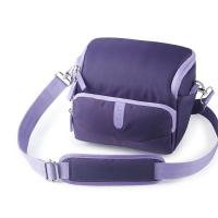 莱卡LERCA单肩斜挎单反数码相机微单相机休闲摄影包K101大号(紫色)