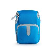 莱卡LERCA单肩斜挎单反数码相机微单相机休闲摄影包K101小号(蓝色)