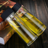 富光玻璃杯 便携单双层水杯子过滤男女口杯夏季创意家用高强度玻璃透明泡茶杯