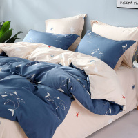 BLISS百丽丝家纺水洗棉三四件套时尚小清新床单被套床上套件