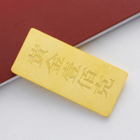 [支持回购]ZSK珠宝财富金条au9999足金黄金投资金条送礼50克100克100克投资收藏系列