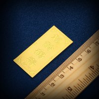 ZSK珠宝松龄鹤寿投资金条au9999足金金条金砖投资收藏系列10克 20克50克可选