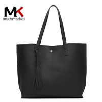 莫尔克（MERKEL）新款时尚女包潮流欧美风范流苏女单肩包时尚休闲手提包简约大包包