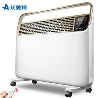 艾美特(Airmate)取暖器 HC22090R-W 5秒速热 2200W大功率制热 电子触摸屏 欧式快热炉 电暖器