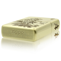 正品之宝ZIPPO防风打火机 纯铜虎啸 傲视群雄 老虎 上山虎