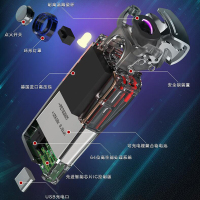 创意USB充电防风打火机 流线型等离子电弧脉冲新款电子点烟器USB-011