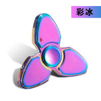创意USB充电防风打火机 新款金属战狼三叶指尖陀螺点烟器LED灯光送子弹挂坠