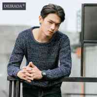 狄拉达(DEIRADA)男装 秋冬新款宽松套头毛衣男士毛衫DLD-NYH-719