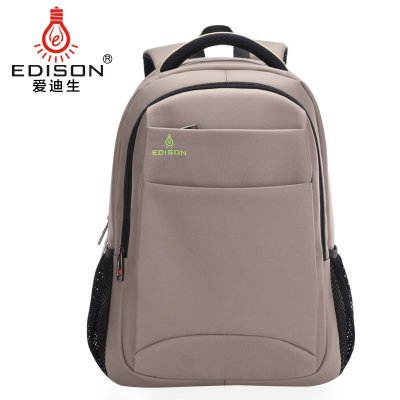 EDISON爱迪生新品包包 学生休闲双肩包笔记本背包 商务电脑包 男女时尚旅行背包