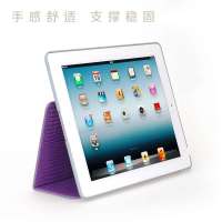 未知素 Genuine Leather 欧洲进口头层牛皮 苹果平板电脑iPad 2/3/4 PA213 紫色