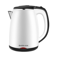 格来德电水壶热水壶双层防烫保温电热水壶304不锈钢烧水壶家用开水壶D1206