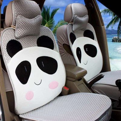 Karcle 卡客 熊猫 汽车坐垫 卡通 夏季 冰丝坐垫 可爱 汽车座垫 新品包邮
