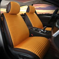 卡客 karcle 秋冬季保暖汽车坐垫 短毛绒免绑座垫 四季通用车垫 五座车通用型