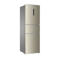海尔(Haier)BCD-258WLDPN统帅冰箱三门258升L风冷无霜定频大容量智能控温家用电冰箱（浅金色）2级能效