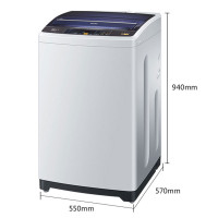 海尔(Haier)EB80BM2TH洗衣机波轮全自动变频大容量8公斤甩干桶自洁家用洗衣机1级能效下排水