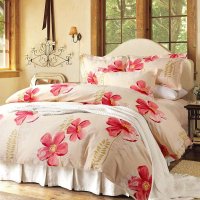 ABS爱彼此 Shirley纯爱高级全棉磨毛印花四件套