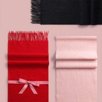 ABS爱彼此 Miller水纹顶级羊绒围巾