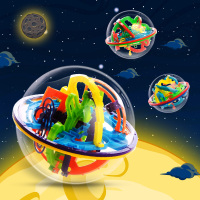 米米智玩 儿童智趣3D立体迷宫球智力球魔幻轨道走珠299关益智玩具解锁闯关