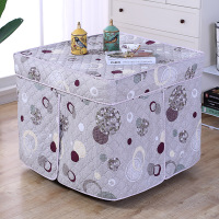 家用烤火电暖桌罩子电暖炉布罩正方形取暖桌布罩套子电炉罩(颜色随机,不支持自选,赠品,勿拍)