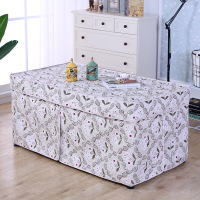 家用烤火电暖桌罩子电暖炉布罩长方形取暖桌布罩套子电炉罩(颜色随机,不支持自选,赠品,勿拍)