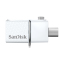 Sandisk闪迪手机U盘32G 高速USB3.0 双接口OTG手机电脑平板两用优盘 白色