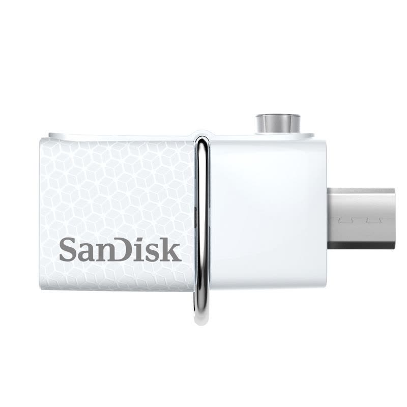 Sandisk闪迪手机U盘32G 高速USB3.0 双接口OTG手机电脑平板两用优盘 白色图片
