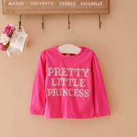 喆之屋儿童装全棉女童长袖T恤婴儿上衣夏纯棉春秋儿童T恤长袖女宝