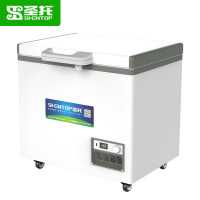 圣托(Shentop)冰柜商用大容量全冷冻商用冰柜速冻单温冷藏柜节能冷冻柜卧式单门冷冻冰柜 STLW-C288