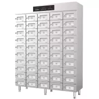 圣 托(shentop)单位食堂多格消毒柜商用 304不锈钢分餐消毒碗柜 紫外线独立式分格 ZTD800-S50