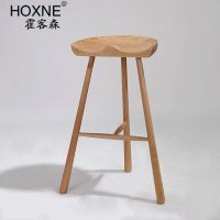 霍客森 原木色H46 Shoemaker Chair鞋匠椅三脚椅凳 屁股椅 实木凳子 吧椅餐椅