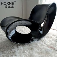 霍客森 Voido Chair维多椅 玻璃钢摇椅 时尚躺椅 个性沙发摇椅