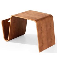 霍客森 曲木板边几Offi Scando Bent Table 创意小边几 多用茶几