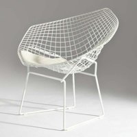 霍客森 铁线椅 金属椅 网格椅 伊姆斯铁椅 Eames Diamond Chair