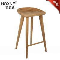 霍客森Tractor CounterStool水曲柳实木吧椅 简约现代吧椅 酒吧凳