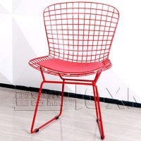 霍客森 镂空椅 现代咖啡厅椅 铁丝椅 西餐厅椅Wire Chair 金属椅