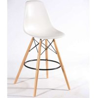 霍客森 伊姆斯吧椅 高脚吧台椅Eames Chair单人餐椅 无扶手休闲椅