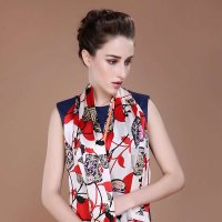 西丝娘娘 2013新款烫金真丝丝巾长巾100%桑蚕丝围巾 春秋款125