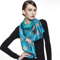 西丝娘娘新款100%桑蚕丝正品真丝丝巾围巾大方巾女士秋冬114